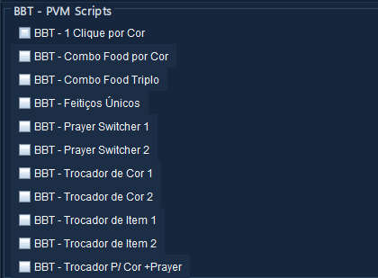 Scripts de PVM para monstros, farm e combate no RuneScape.